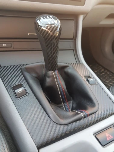 WLR RACING - Shift Gear Stick Manual Handbrake Gaiter Shift Boot Leather Boot Car-Styling For BMW 3 Series E36 E46 M3 Car SBC13