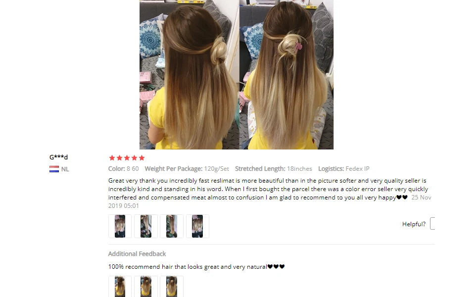 Full Shine Seamless Clip in Hair Extensions Remy Human Hair 8Pcs 120g & 80g Clip In Hair Extensions Human Hair Blonde Skin Weft