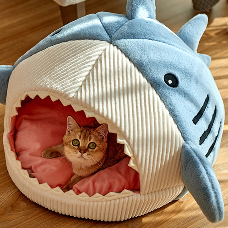 Enclosed Cat Bed Tent - Warm Covered Kitten Cave with Cushion - photo 4