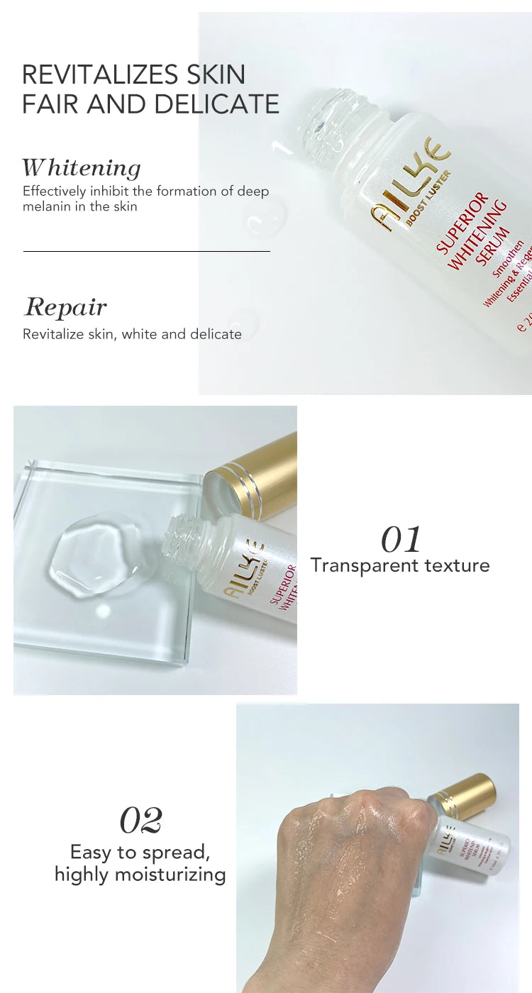 AILKE Lightening Face Cream, Antioxidant, Color Correction, Firming, With Sodium Hyaluronate, Clean Skin Facial Cream