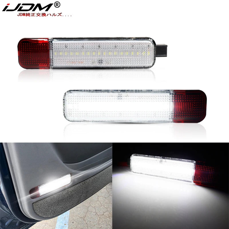JDM Side Door Courtesy Light Assemblies For GM Trucks SUVs Escalade Avalanche Silverado Sierra Yukon For Hummer 2  Door Courtesy