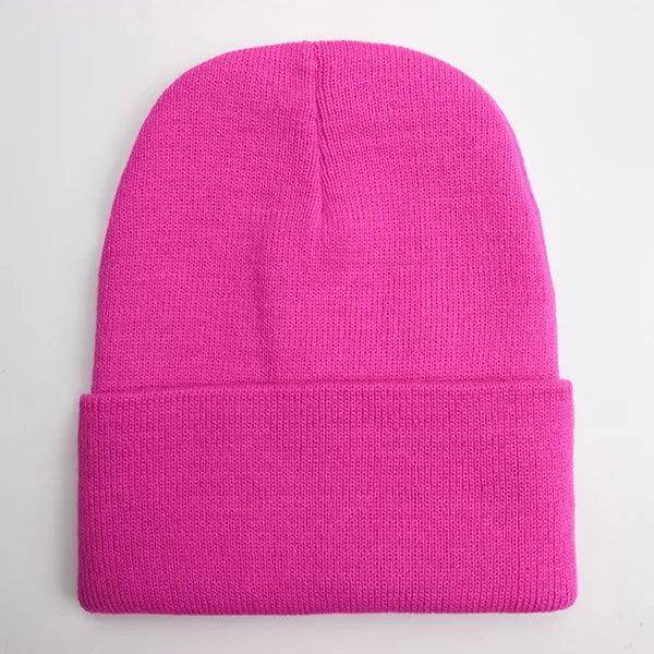 Plain knit beanie - view 8