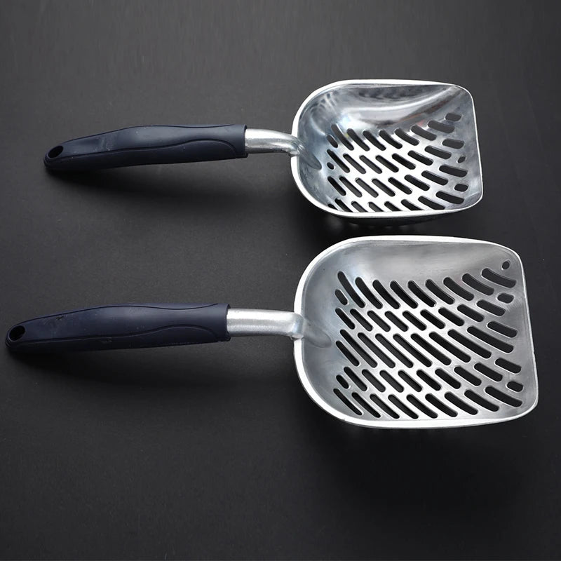 Long-Handle Metal Litter Scoop with Deep Shovel Head – photo 2