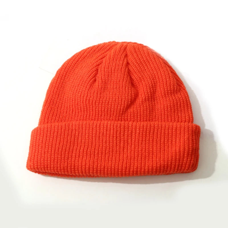 Baggy Docker Knit Beanie - Brimless Cuffed Winter Cap for Men - photo 17