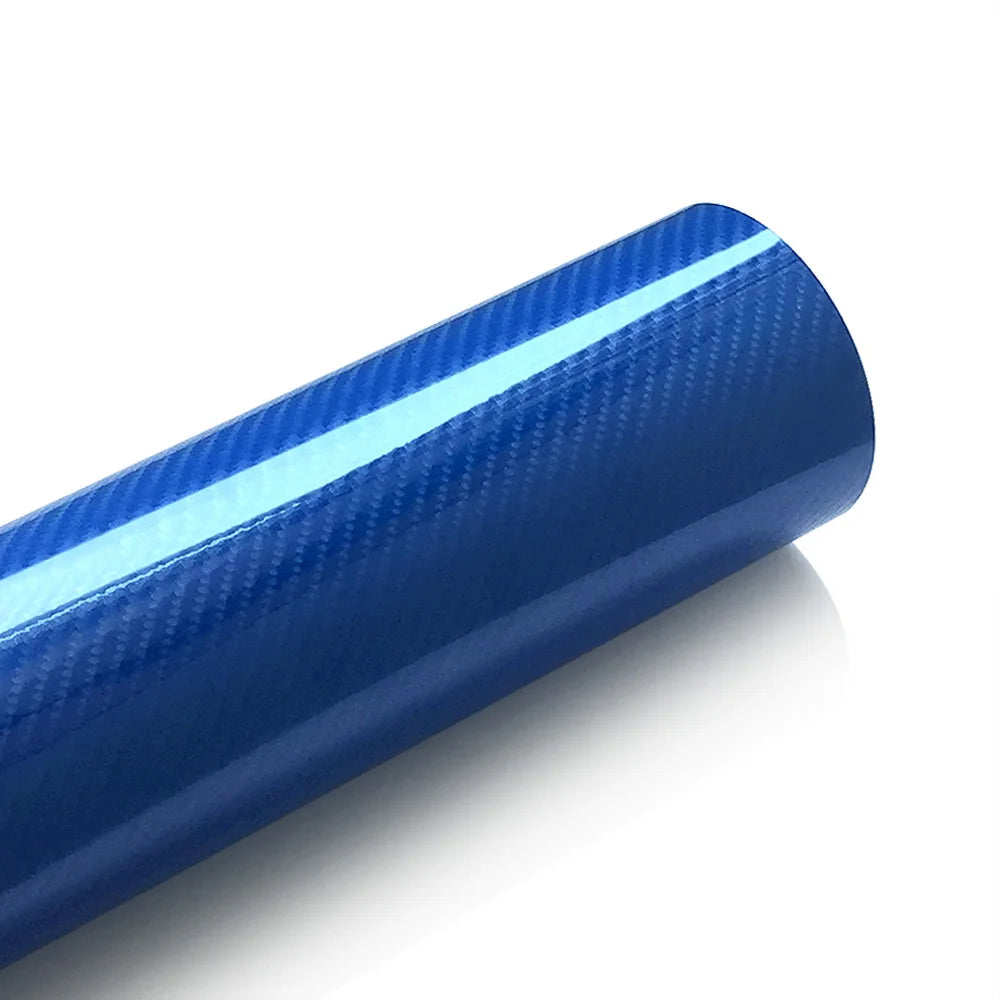 Car Styling 50*200cm DIY High Glossy 5D Carbon Fiber Vinyl Wrap Film Motorcyle Automobiles Car Sticker And Decals Accessories