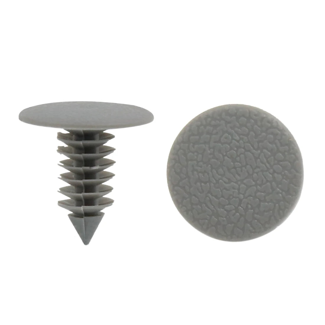 X Autohaux Vehicle Universal 10-100Pcs Gray Beige Plastic Door Bumper Push Rivets Clip 9mm Retainer Clips Fasteners For Auto Car