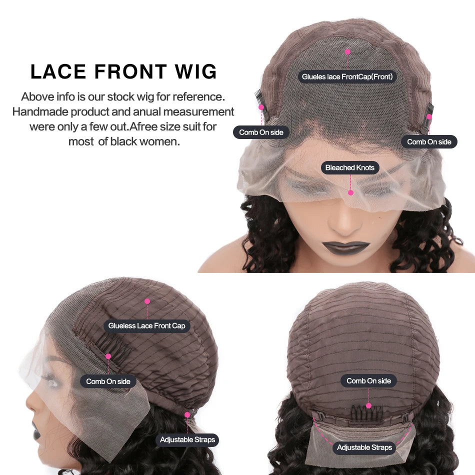 Honey Blonde Highlight HD Lace Frontal Wig - Ombre Deep Wave