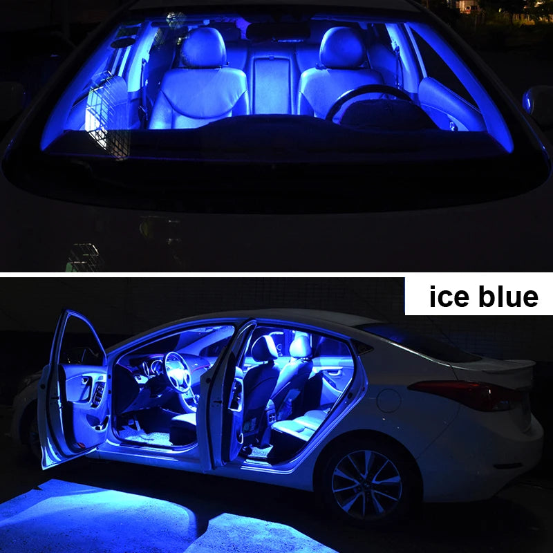 10pcs LED Interior Light Bulbs For Toyota Highlander Kluger 2021 2022 2023 2024 2025