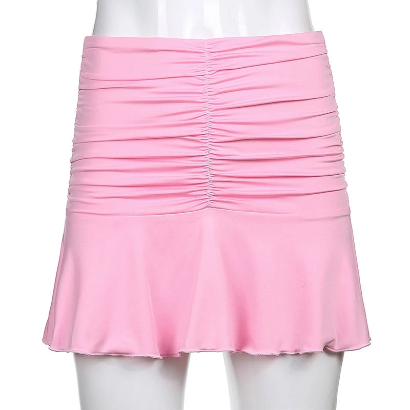 Summer Y2K White Halter Top Women Cami Backless Sexy Summer Crop Tops Sleeveless Camisole Lacing Cropped Female Tops Streetwea