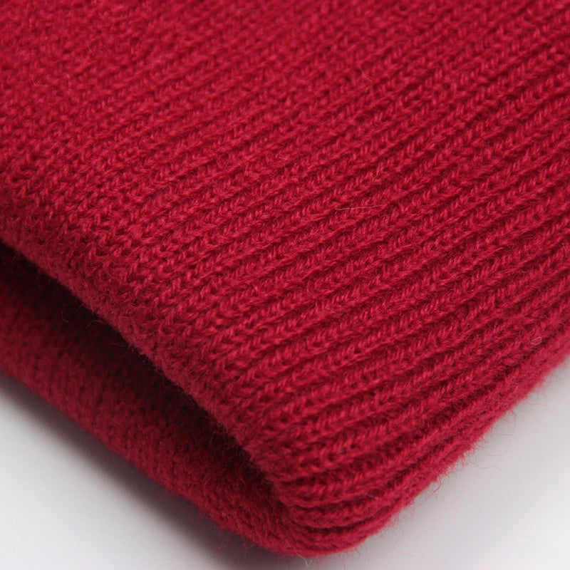Plain knit beanie - view 6