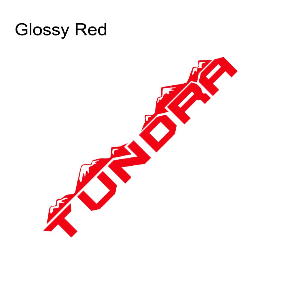 Rear Tailgate Mountain Graphic Vinyl Decal – Compatible with Toyota Tundra Pickup