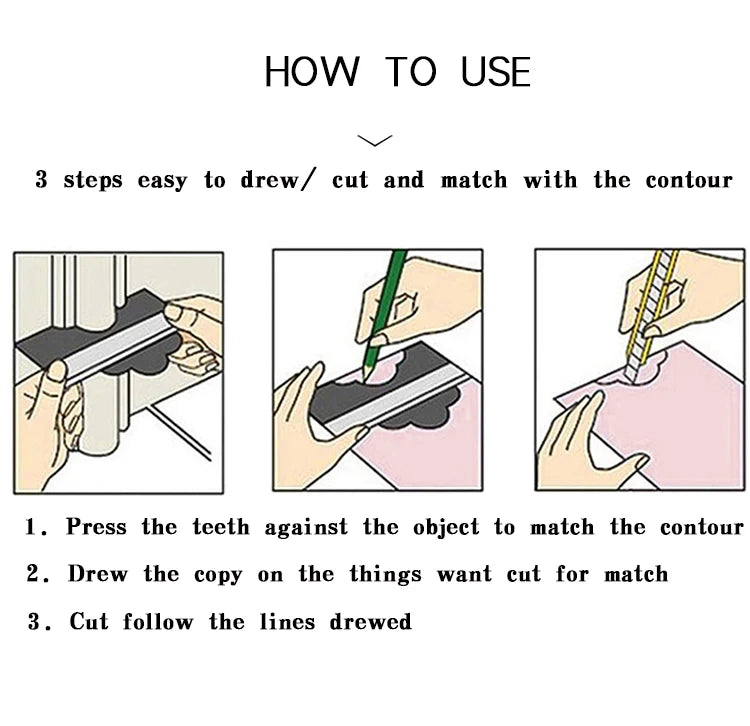 Profile Contour Gauge for Tiling, Flooring and Woodwork - view 12