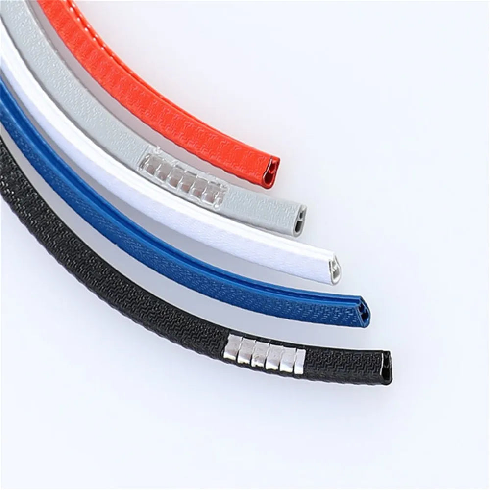 Car Door Protector Edge Scratch Strip Guard Trim Automobile Door Anti Collision Protection Strip Steel Car-styling Accessory
