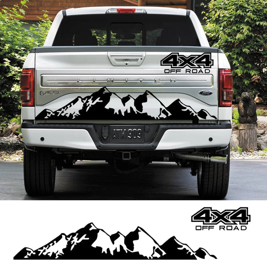 4x4 Off-Road Graphic Vinyl Decal – Compatible with Ford Ranger Raptor, Isuzu D-Max, Nissan Navara, Toyota Hilux