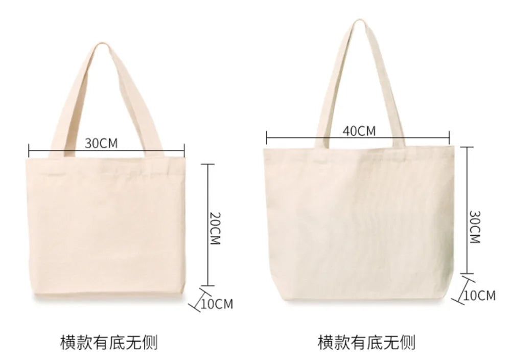 Canvas Bag Storage Bag Grocery Bag Eco-Friendly foldable Bag folding Pocket Tote Portable Shoulder Handbags Food Shopping bag