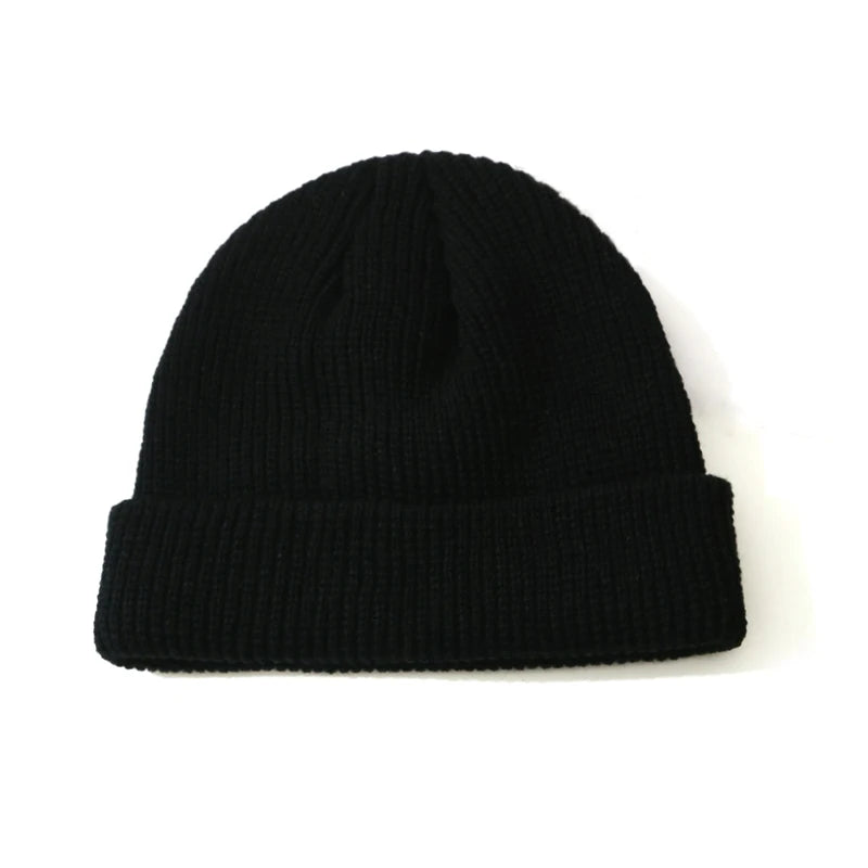 Baggy Docker Knit Beanie - Brimless Cuffed Winter Cap for Men - photo 4
