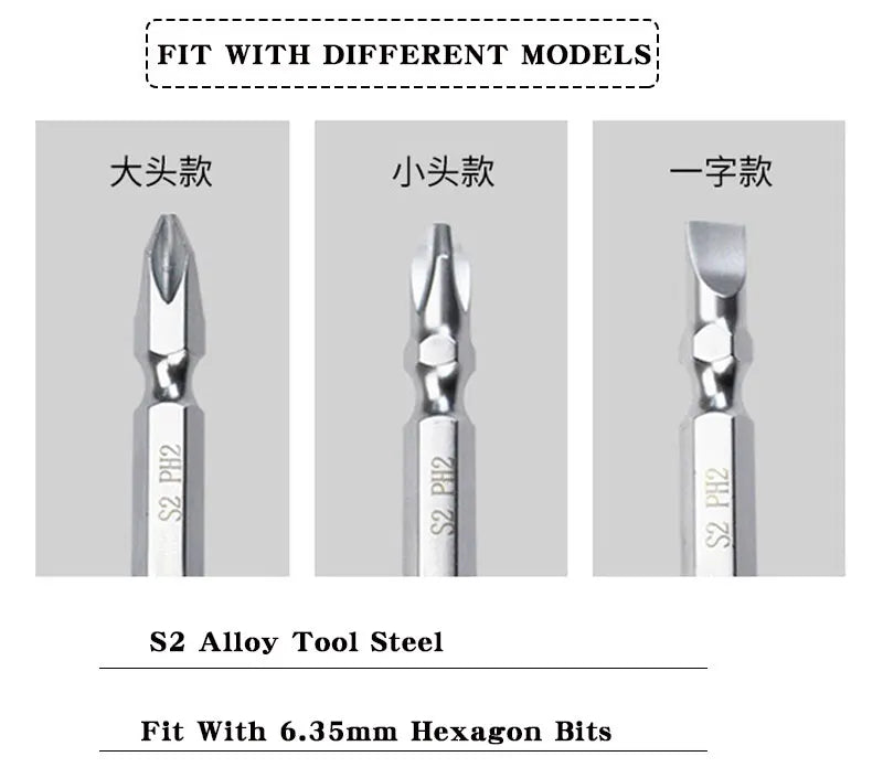 Universal Magnetic Ring for 6.35mm 1/4" Drill Bit Magnet Powerful Ring Strong Magnetizer Electric Screwdriver Bits