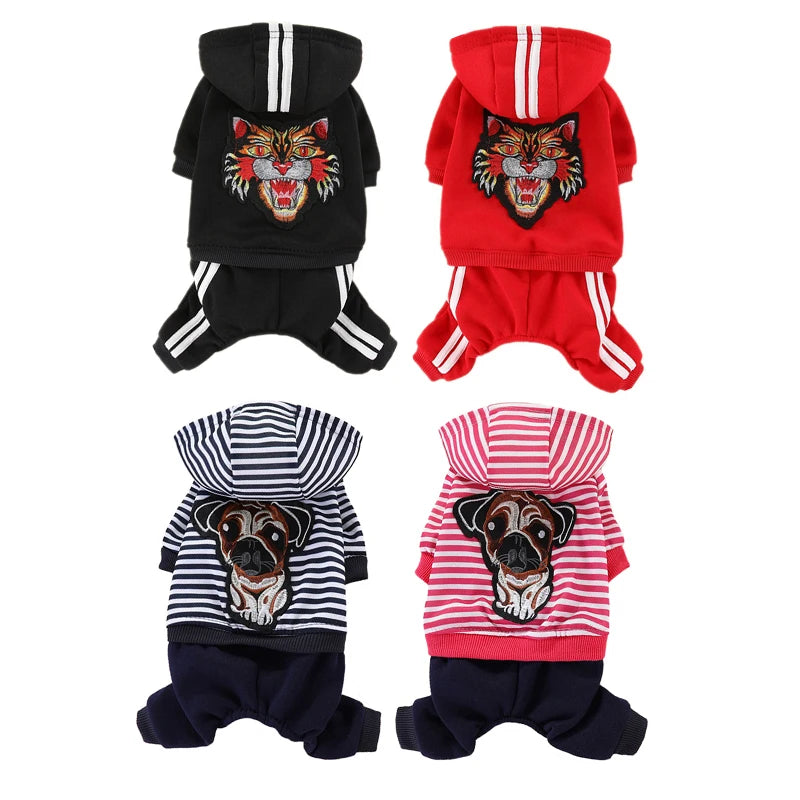 Kawaii Dog Romper Hoodie - Small Dog Jumpsuit – photo 2