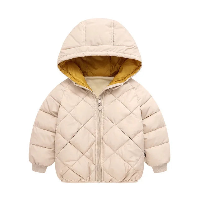 Kids Padded Winter Jacket - Velvet-Lined Warm Coat for Boys and Girls - photo 11