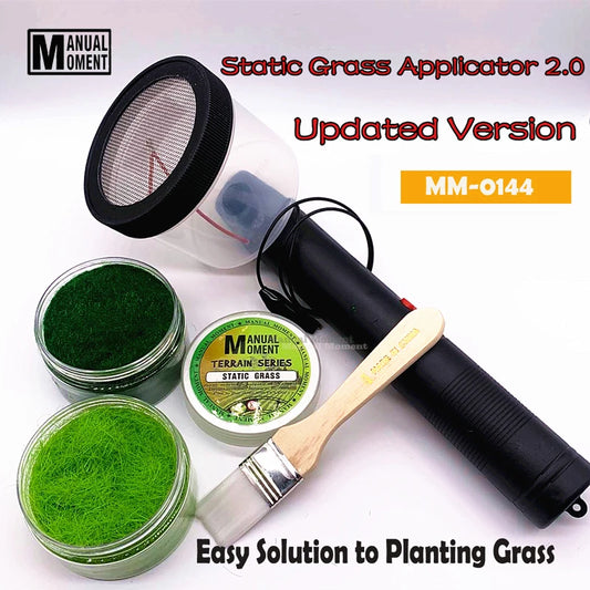 ABS Mini Static Grass Flocking Applicator for Gundam Model Military Miniature Wargame Diorama Scene Terrain Scenery Making Tool