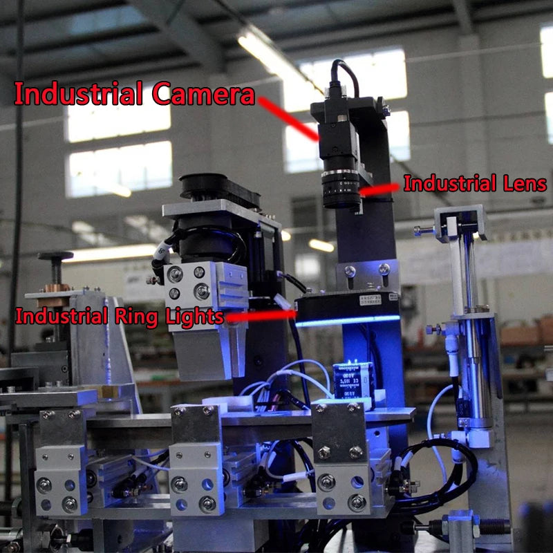 Gigabit Ethernet GigE Machine Vision Industrial Camera Color Rolling Shutter C Mouth Provide SDK Windows Linux Demo Python