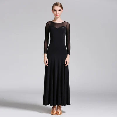 Women's waltz and tango ballroom dress in 5 colors