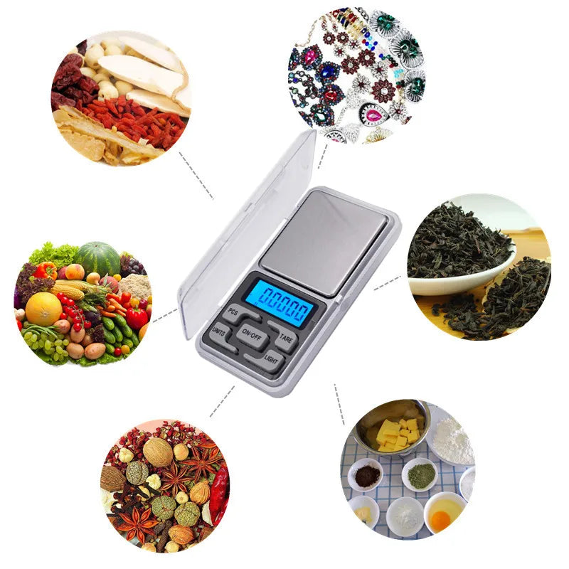 Portable Mini Jewelry Scale High Precision Antique Electronic Weighing Tea Household Gold Weight