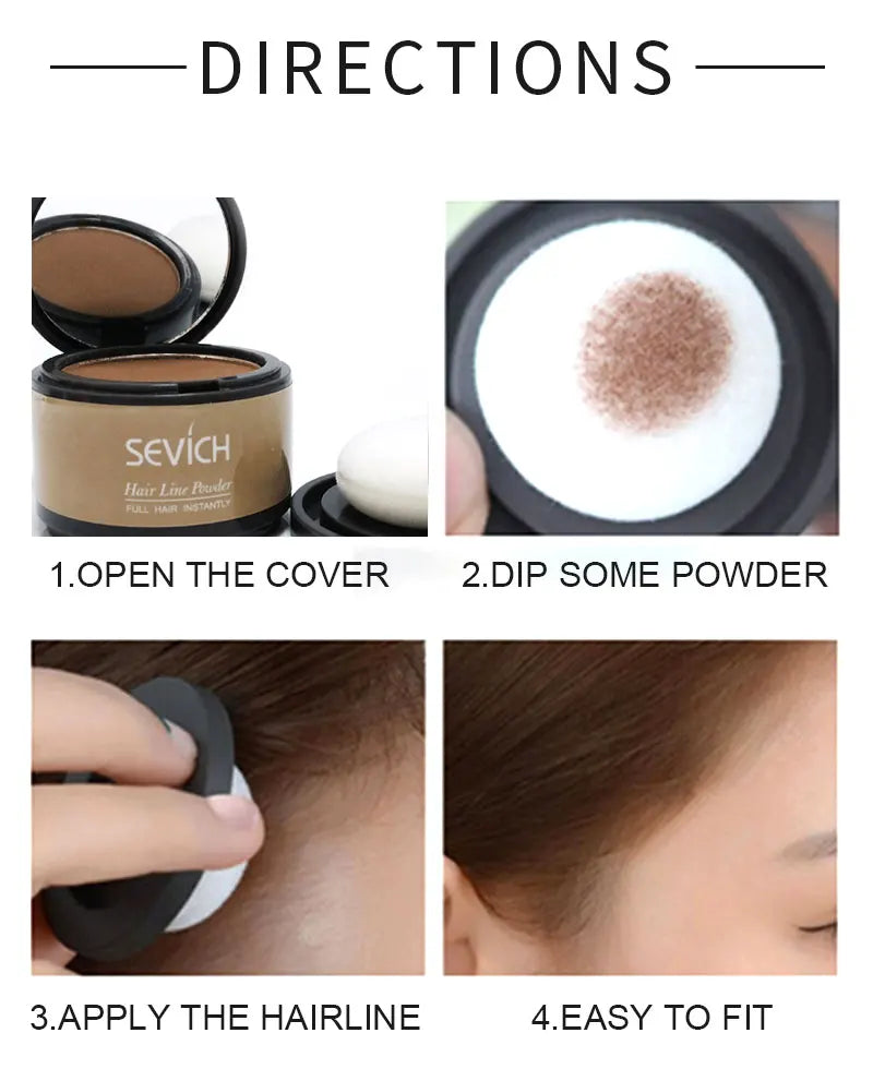 MMAlto Sevich Hairline Shadow Powder 4g – Hair Concealer for Thinning Hair & Hairline Coverage