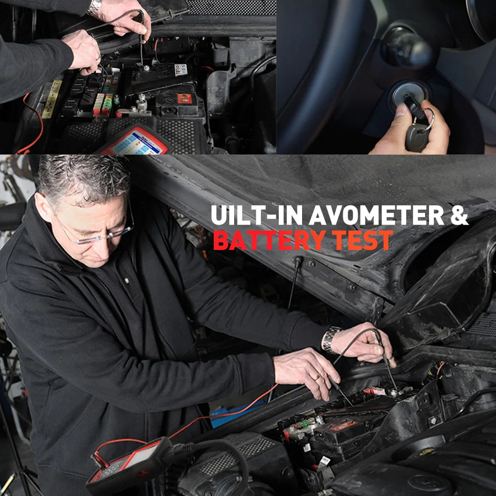 Autel AL539B Auto Code Reader Electrical Battery Tester for 12 Volts Batteries EOBD OBD 2 OBD2 Scanner Original Free Shipping