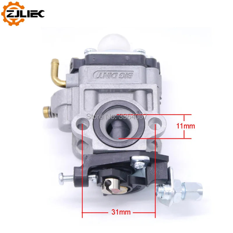 CG330 Carburetor fit for brush cutter cg260 TL26 TU26 TL33 grass trimmer 1E34F 1E36F engine 26cc 33cc weed eater carb 11mm