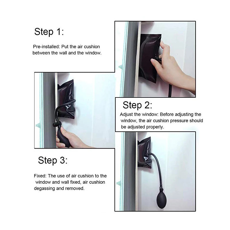 NAIERDI 6.5 inch Pump Wedge Locksmith Hand Tools Pick Set Open Car Door Auto Air Wedge Airbag Window Repair Supplies Hardware