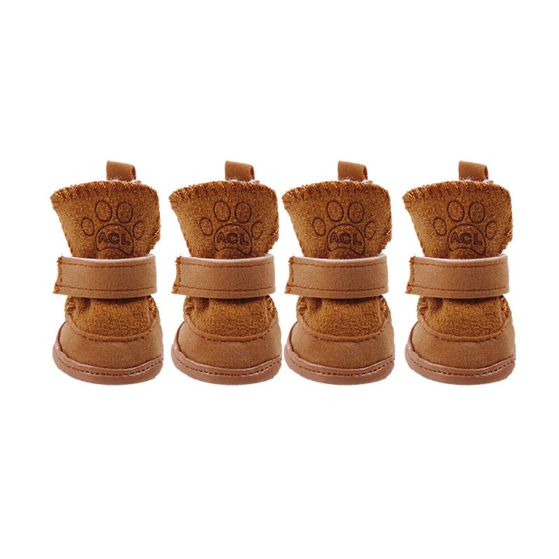 Warm Winter Pet Snow Boots - Non-Slip Shoes for Small Dogs and Cats - photo 7