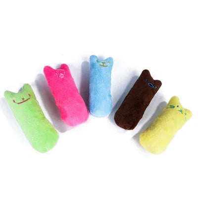 Thumb-Shaped Catnip Chew Toy - Plush Teeth Grinding Cat Toy – photo 2