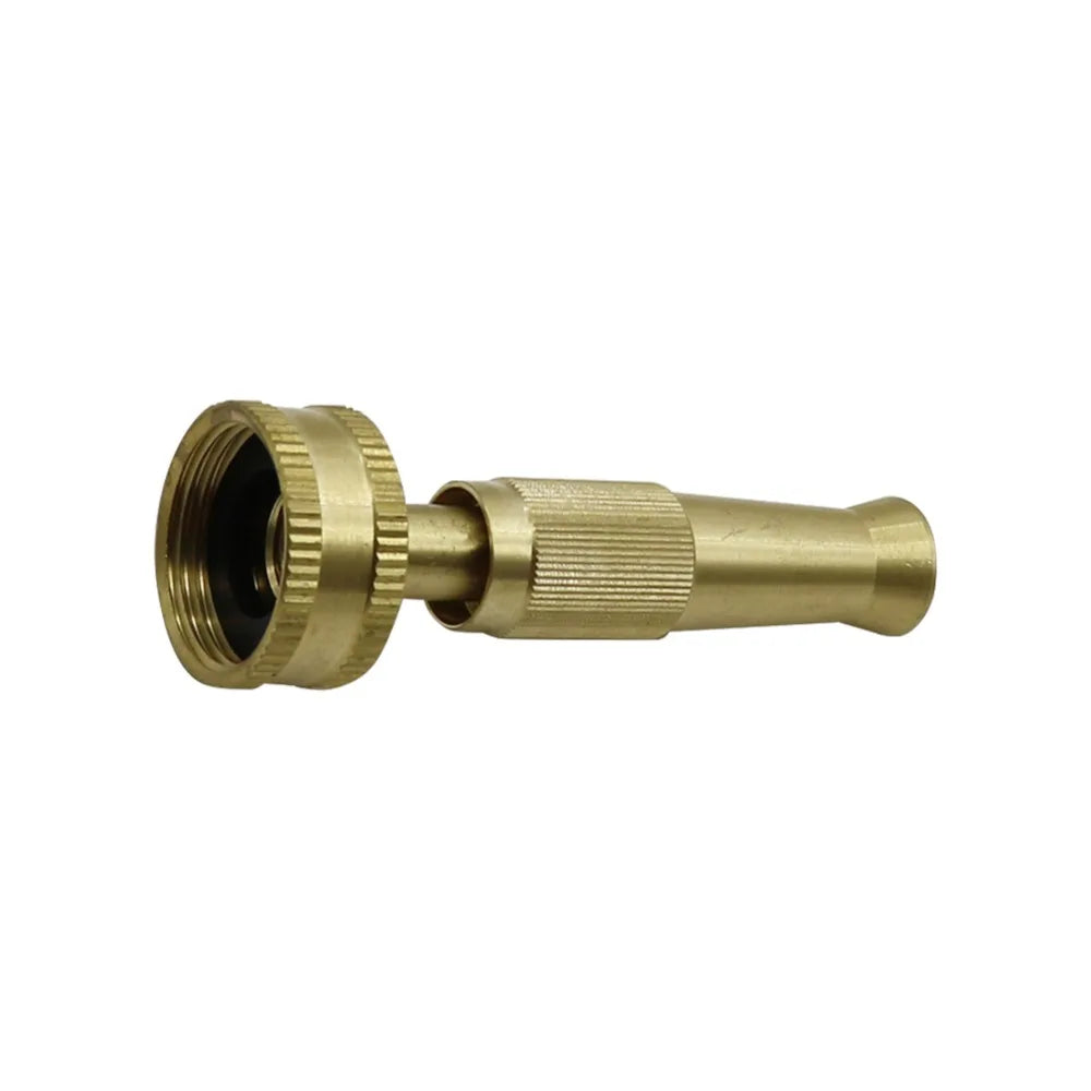 Brass Spray Gun with 3/4",1/2" to 3/4" Female thread Adjustable Water Gun Car Wash Garden lawn Watering Spray gun 1 Pc