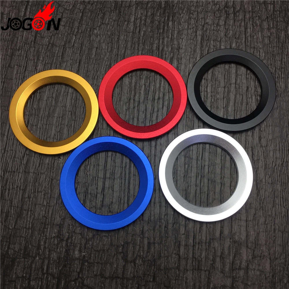 Push Start Stop Engine Button Ring Cover Trim Sticker For Toyota C-HR RAV4 Highlander Venza Alphard 4Runner Sienna Tacoma Hilux