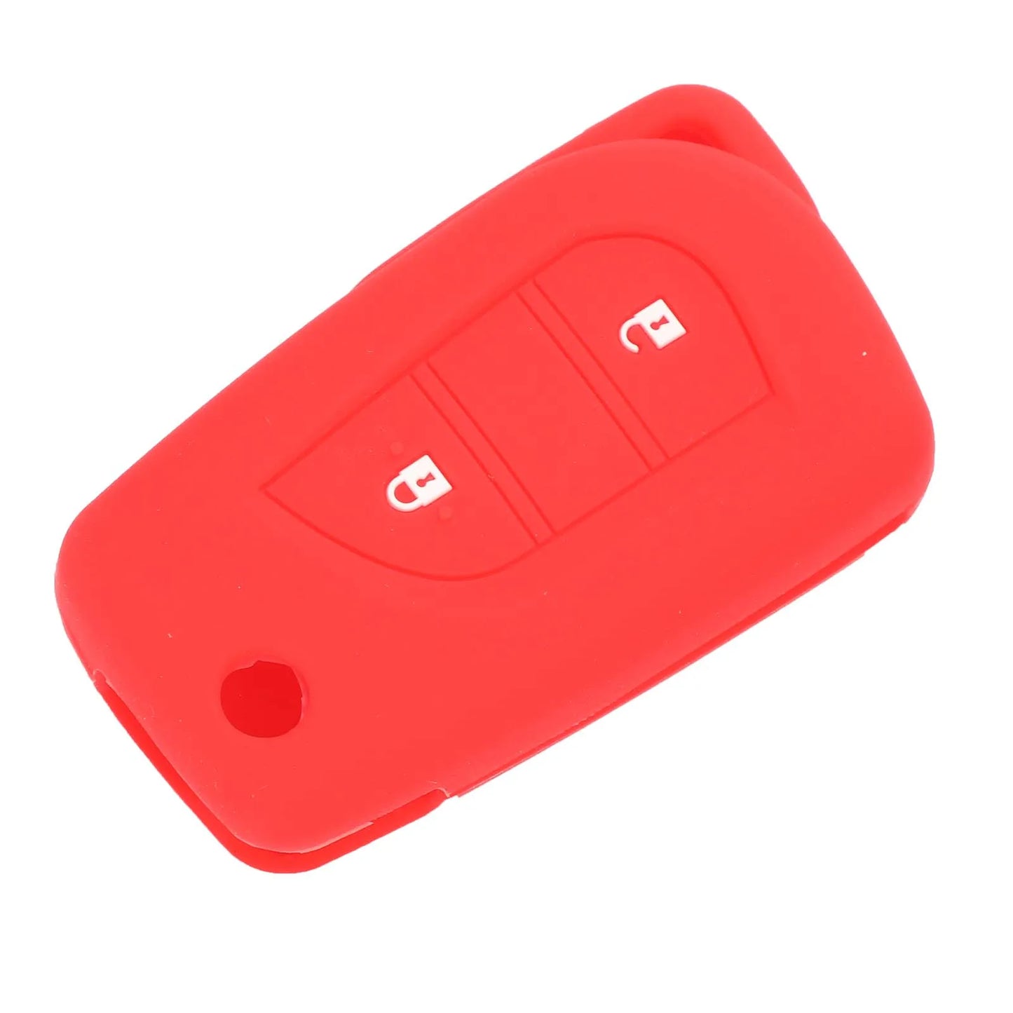 jingyuqin 2B Remote Key Silicone Cover Case For Toyota Yaris Camry Corolla Prado REIZ Crown RAV4 Hilux Folding Flid