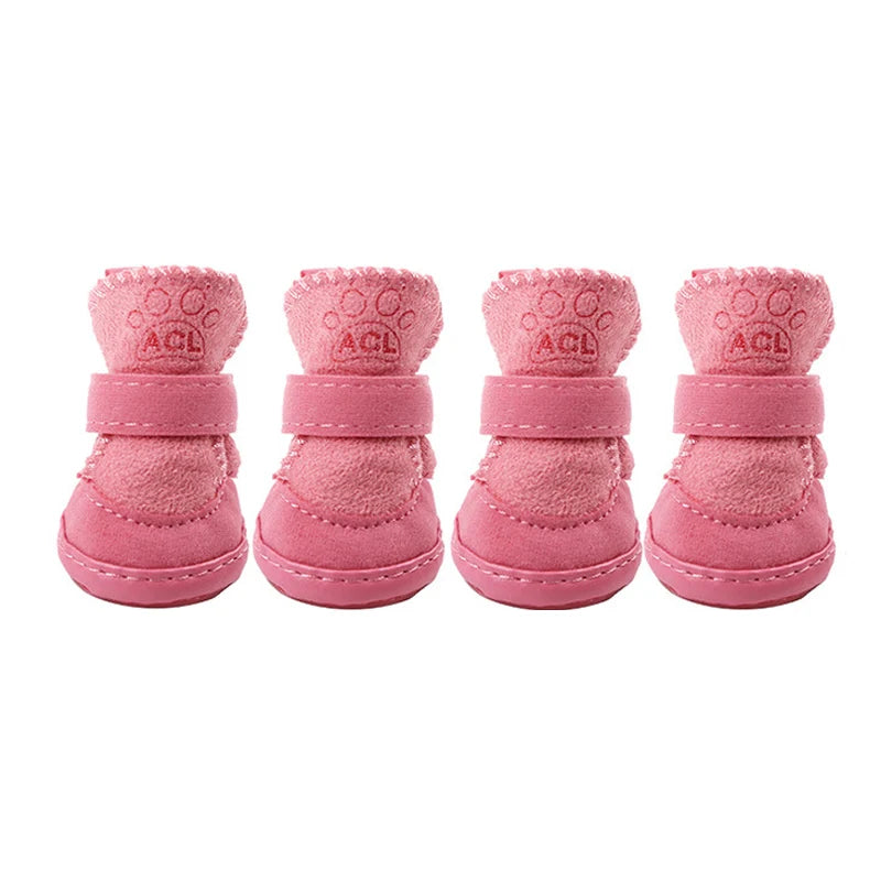 Warm Winter Pet Snow Boots - Non-Slip Shoes for Small Dogs and Cats - photo 8