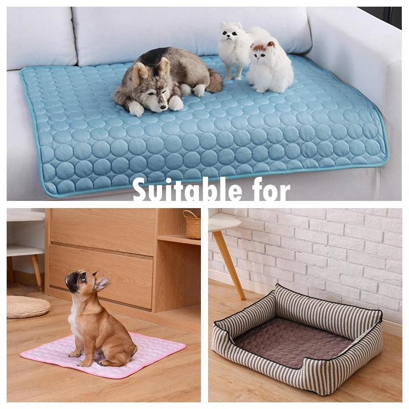 Washable Summer Cooling Mat for Dogs - Breathable Pad – photo 3