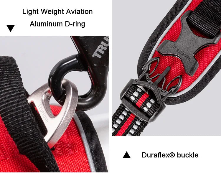 Truelove Reflective No-Pull Dog Harness – Adjustable Nylon Vest for Medium & Large Dogs | XS–XL (7 Colors)