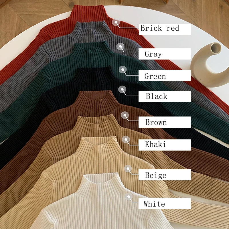 Women's slim mock neck sweater — view 4 of 20