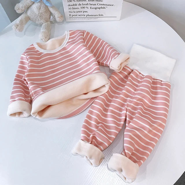 Kids High-Waist Thermal Underwear Set - Warm Winter Layers - photo 7