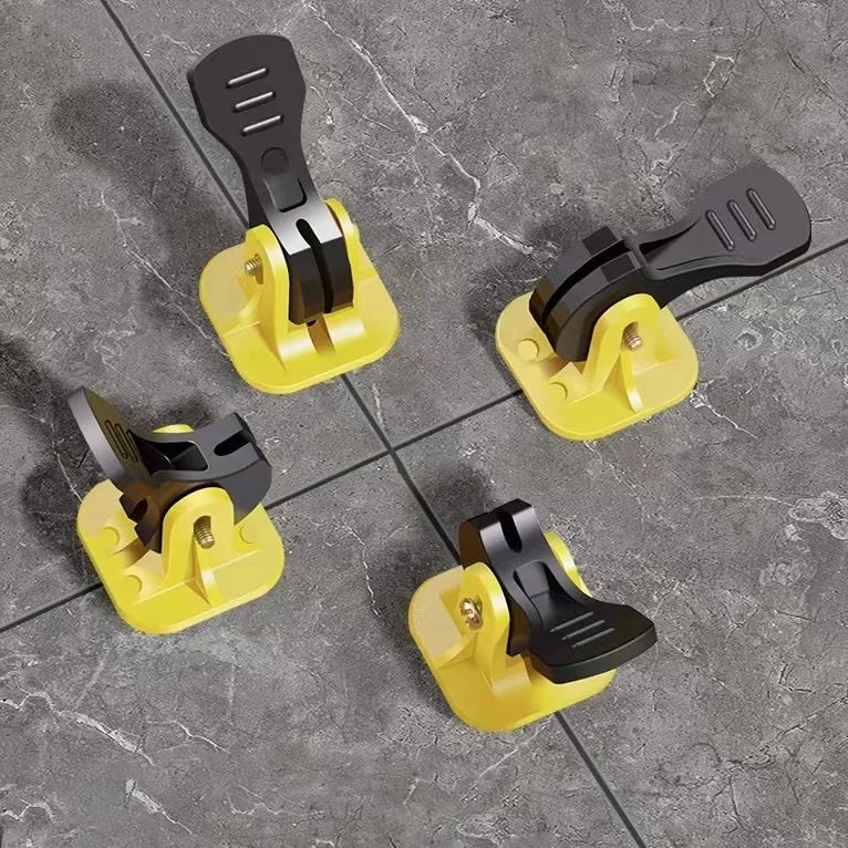 Tile Leveling System Kit, 50 Pieces, Yellow or Red