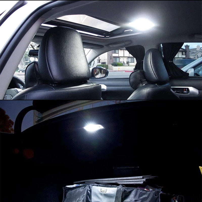 Xenon White LED Interior Dome / Map / Cargo Bulbs (4-Pack)
