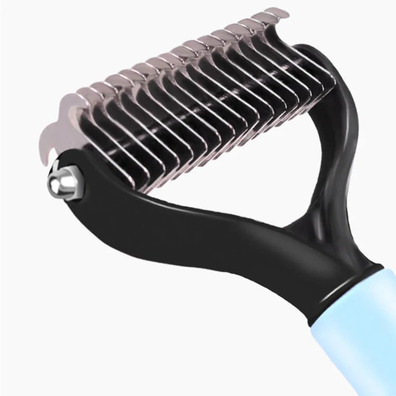 Double-Sided Dog Dematting Comb - Mat & Tangle Removal Tool - photo 8