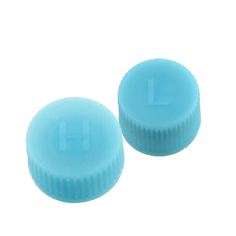 2x High / Low Pressure AC A/C System Valve Cap Air Conditioning Service Tool R134a or R12 Car Air Conditioner Accessories