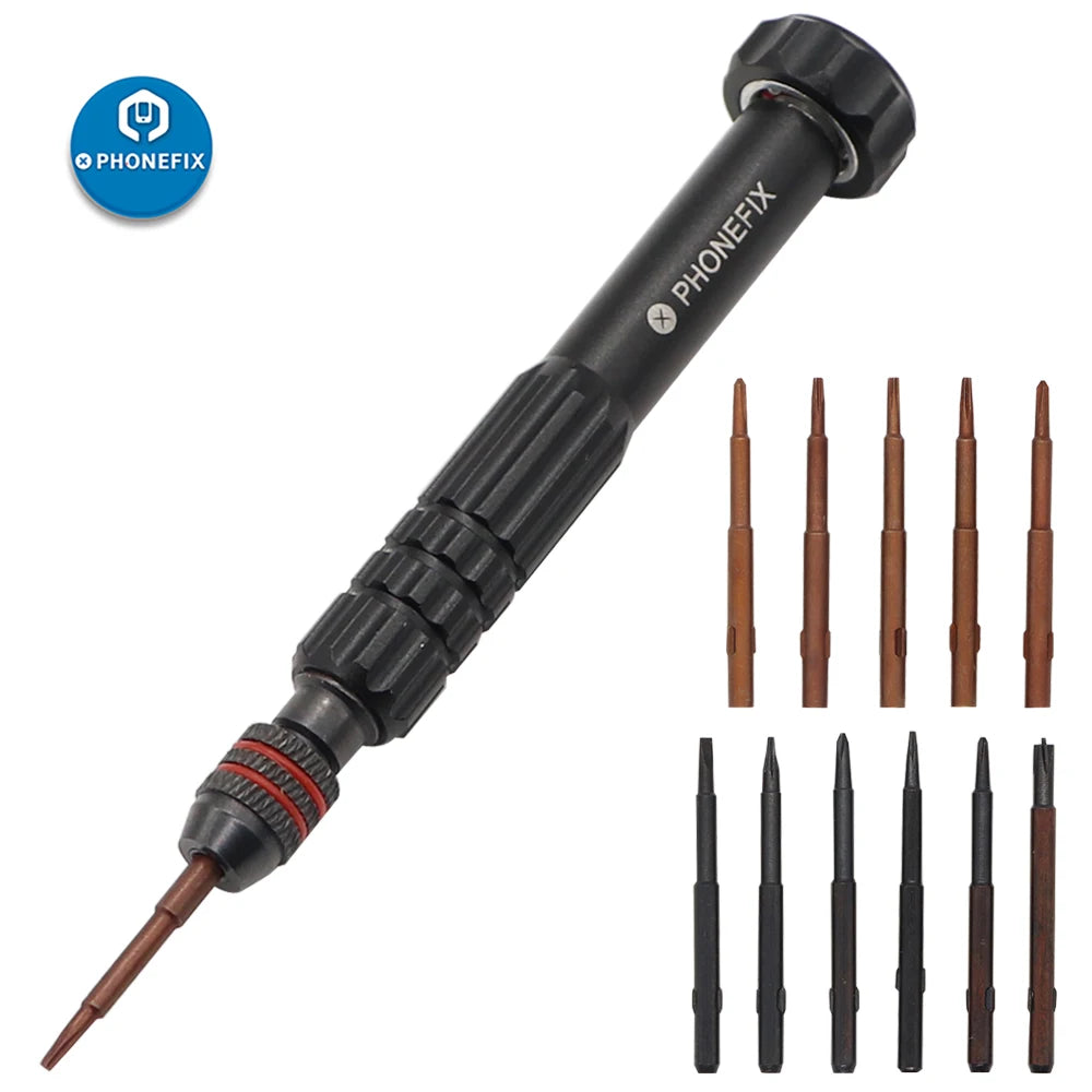 Multi-function Disassemble Magnetic Pentalobe Y-type Torx Cross Head Screwdriver Bit Open Tool For iPhone Android Mobile Phone