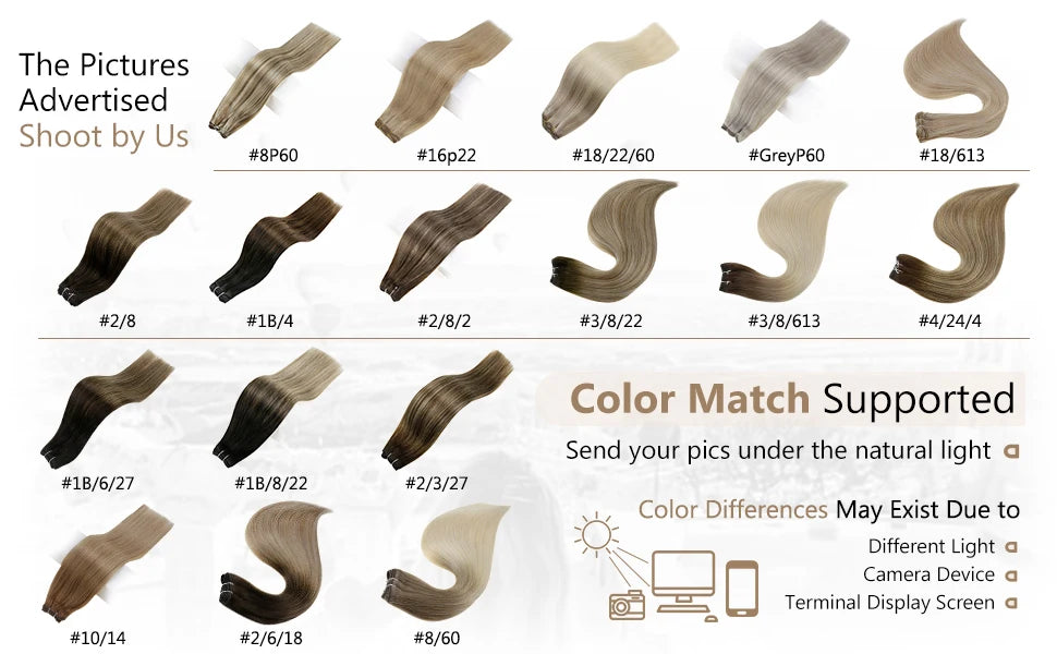 Full Shine Hair Bundles 100% Human Hair Weft Extensions Ombre Blonde Color100g Sew In Silky Straight Remy Skin Double Weft
