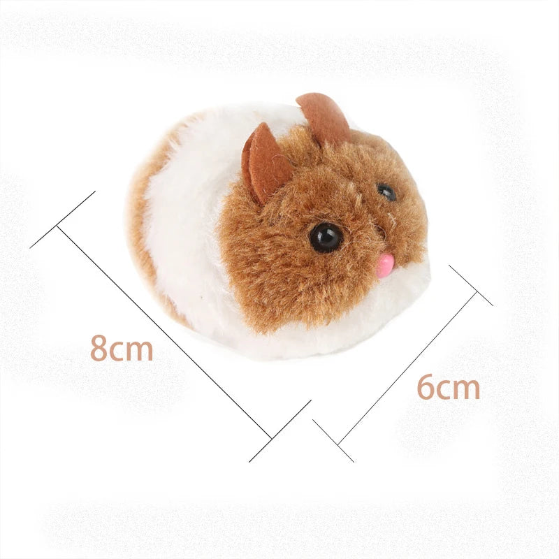 Shaking Plush Mouse Cat Toy - Moving Kitten Toy – photo 3