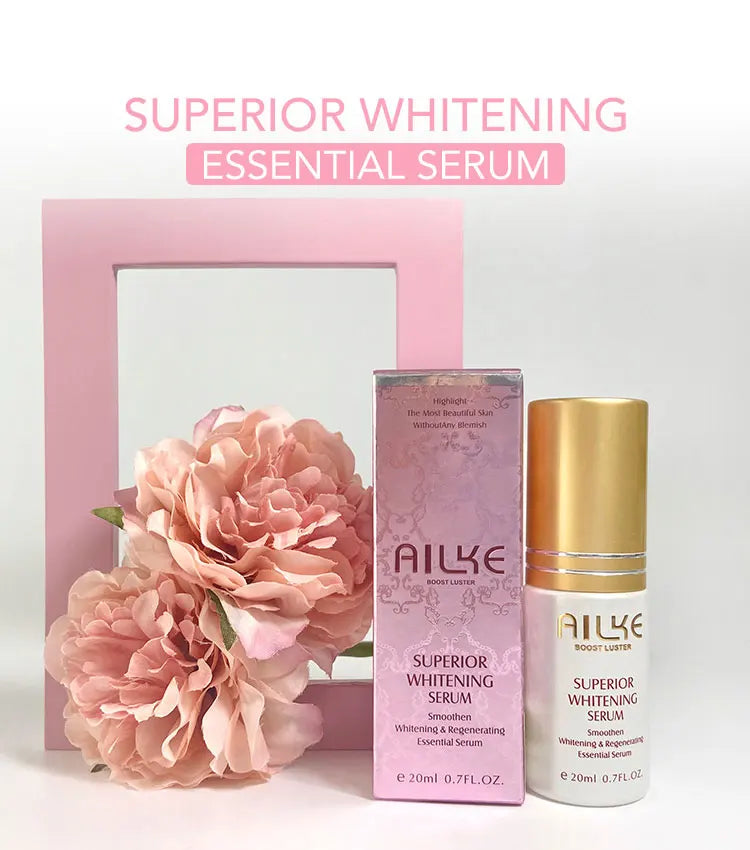 AILKE Glutathione & Vitamin C Brightening Skincare Kit – Whitening Body Lotion, Cream, Serum, Soap & Spa Oil Set