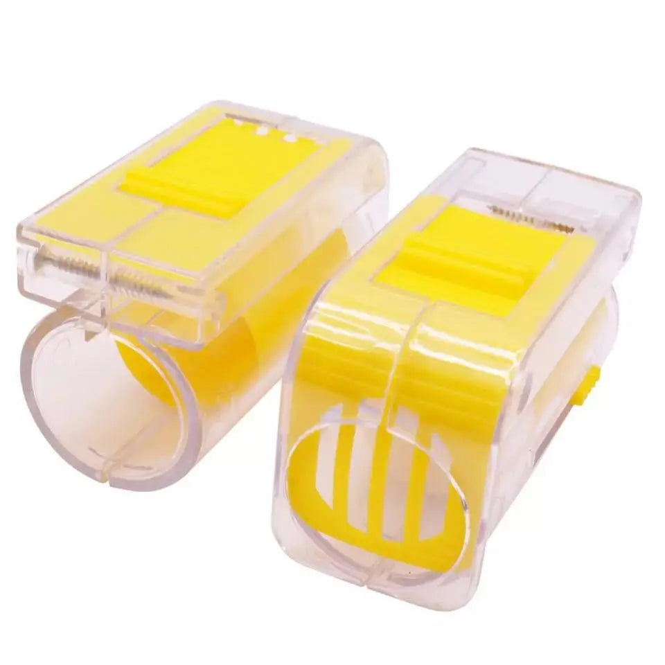 Bee Queen Marking Bottle Bee Mark Cage Plastic One Handed Marking Catcher With Plunger Plush Garden Beekeeping Supplies Tools